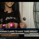 Illustration for article titled Three-Breasted Womans 3rd Boob Looks Fake as Hell in Video Interview
